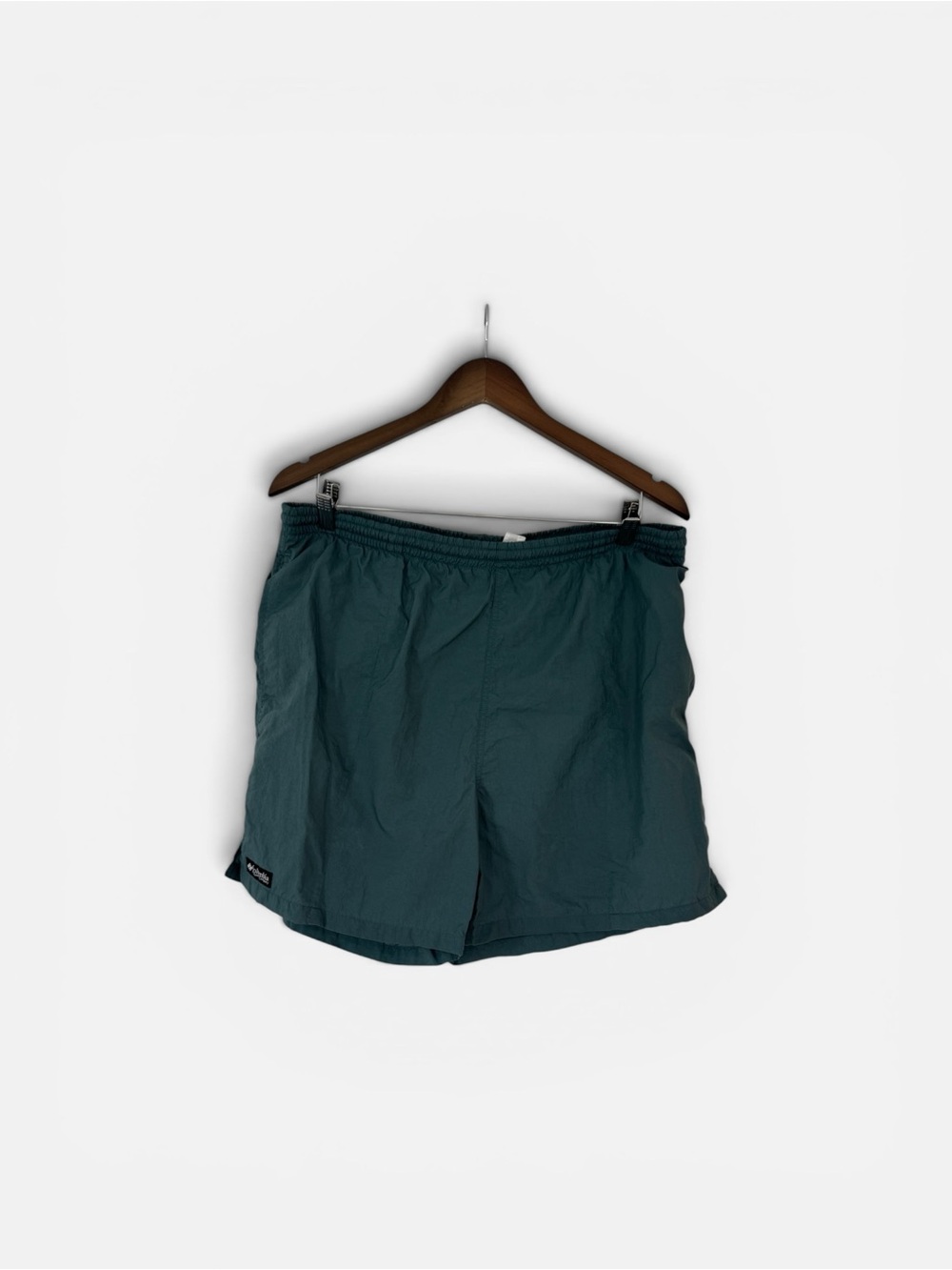 Columbia Green Nylon Outdoor Shorts